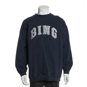 Navy Anine Bing Crewneck